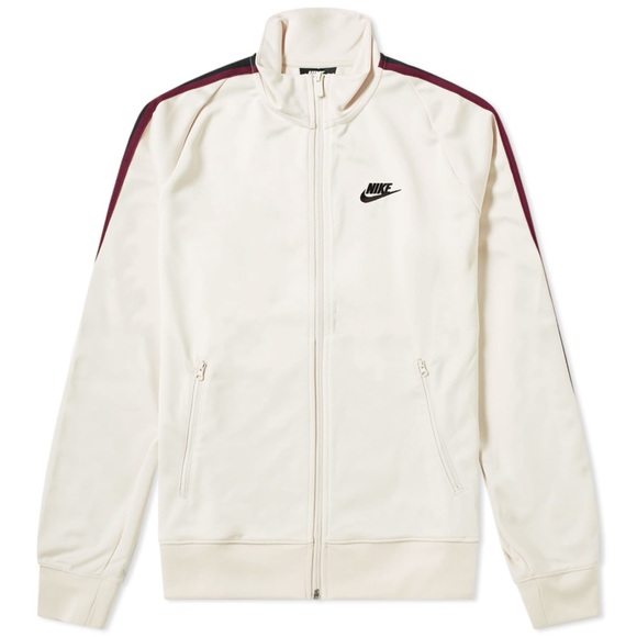 EUC Men’s Size Large  Nike Y2K Tribute Striped Track Jacket In Like Cream Color - Picture 5 of 14
